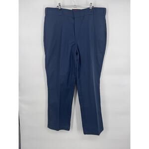 Wolverine DuraLock Pants Mens 38x30 Navy Wrinkle Resistant Workwear Original Fit